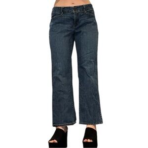 Curvy Stretch High-Rise Straight-Leg GAP Jeans